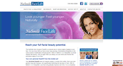 Desktop Screenshot of nusmilefacelift.com